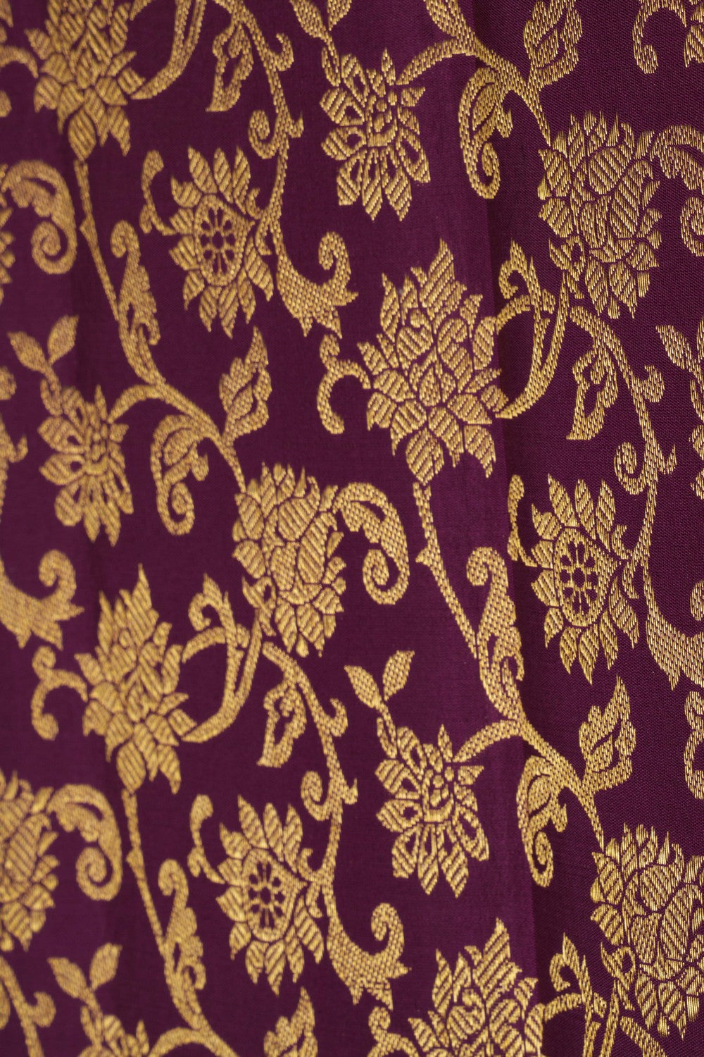 Image of Kanchipattu Brocade Violet Saree